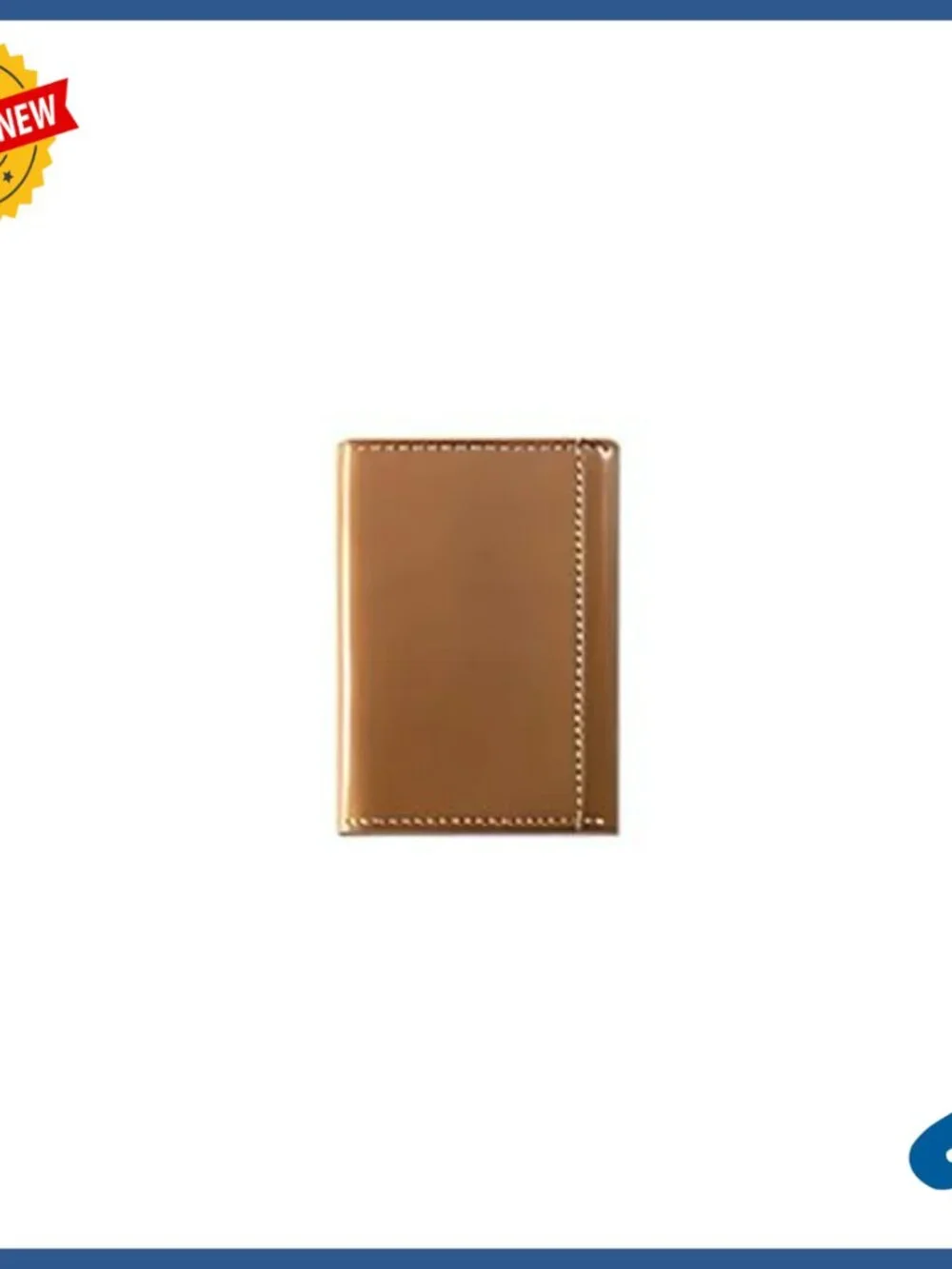 Men's Genuine Leather Trifold Wallet with Card Slots & ID Window
